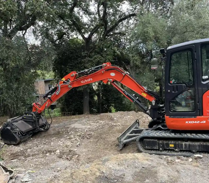 Réalisation du terrassement